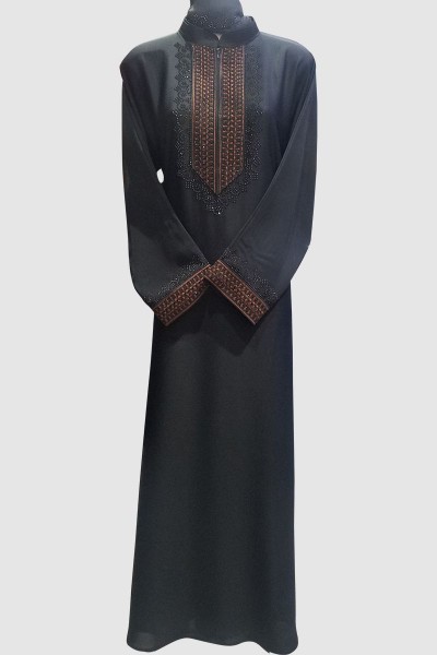 Embroidery Modest Lace Abaya 