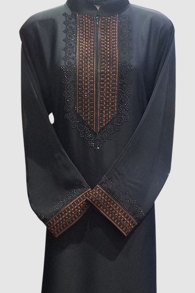 Embroidery Modest Lace Abaya 