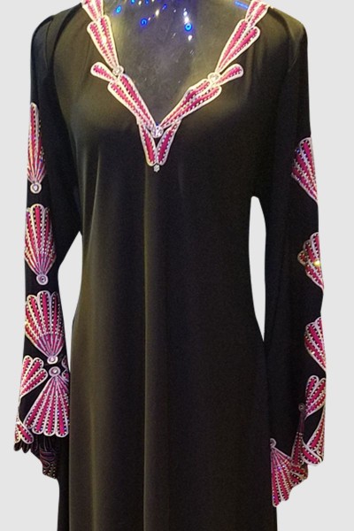 Floral Embroidery Abaya