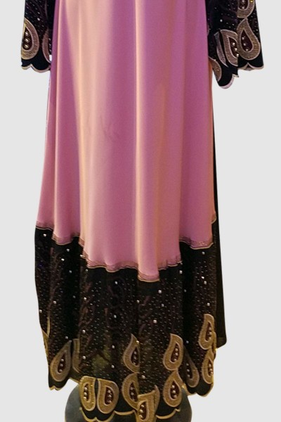 Embroidery Lace Abaya