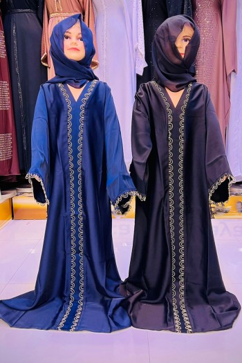 (MOQ 12 PCS)Aaliya Kids Abaya