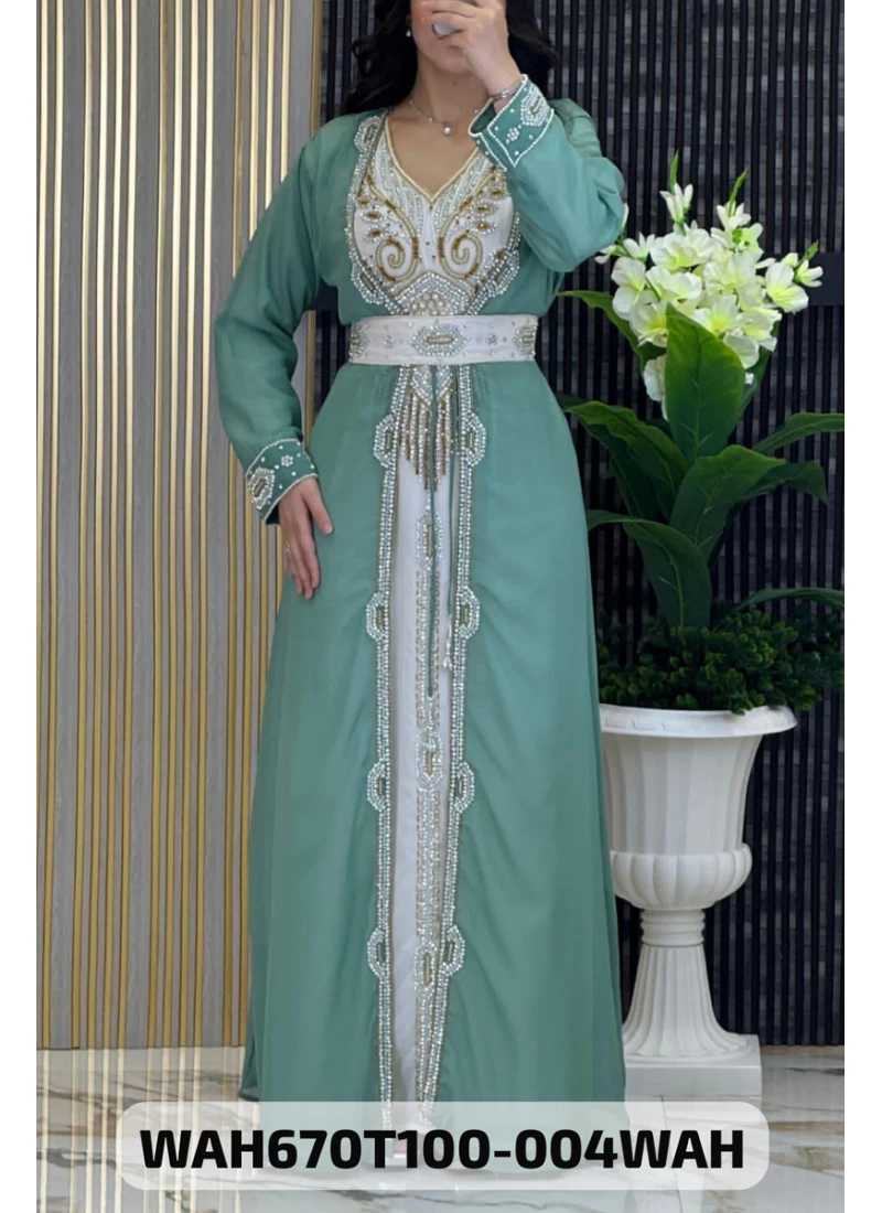 (MOQ 6 PCS) Abla Kaftan