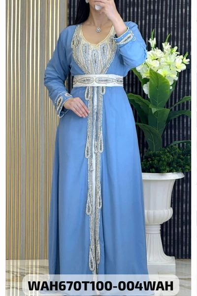 (MOQ 6 PCS) Afaf  Kaftan
