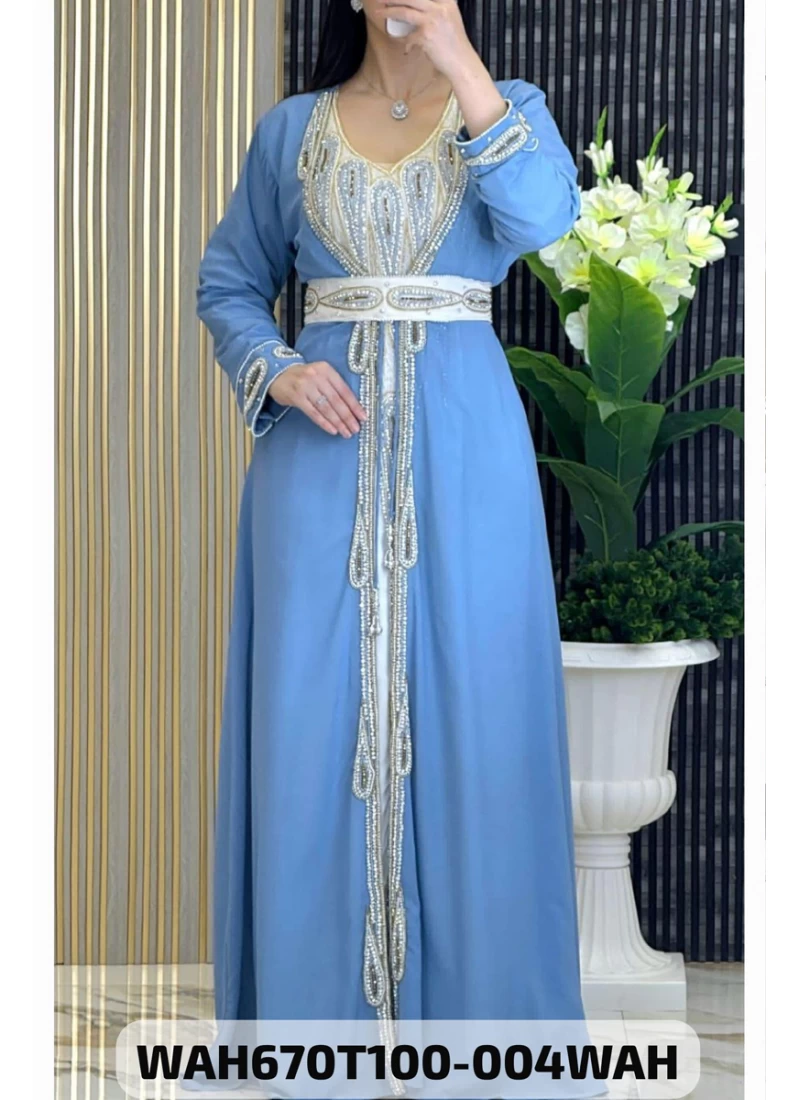 (MOQ 6 PCS) Afaf  Kaftan