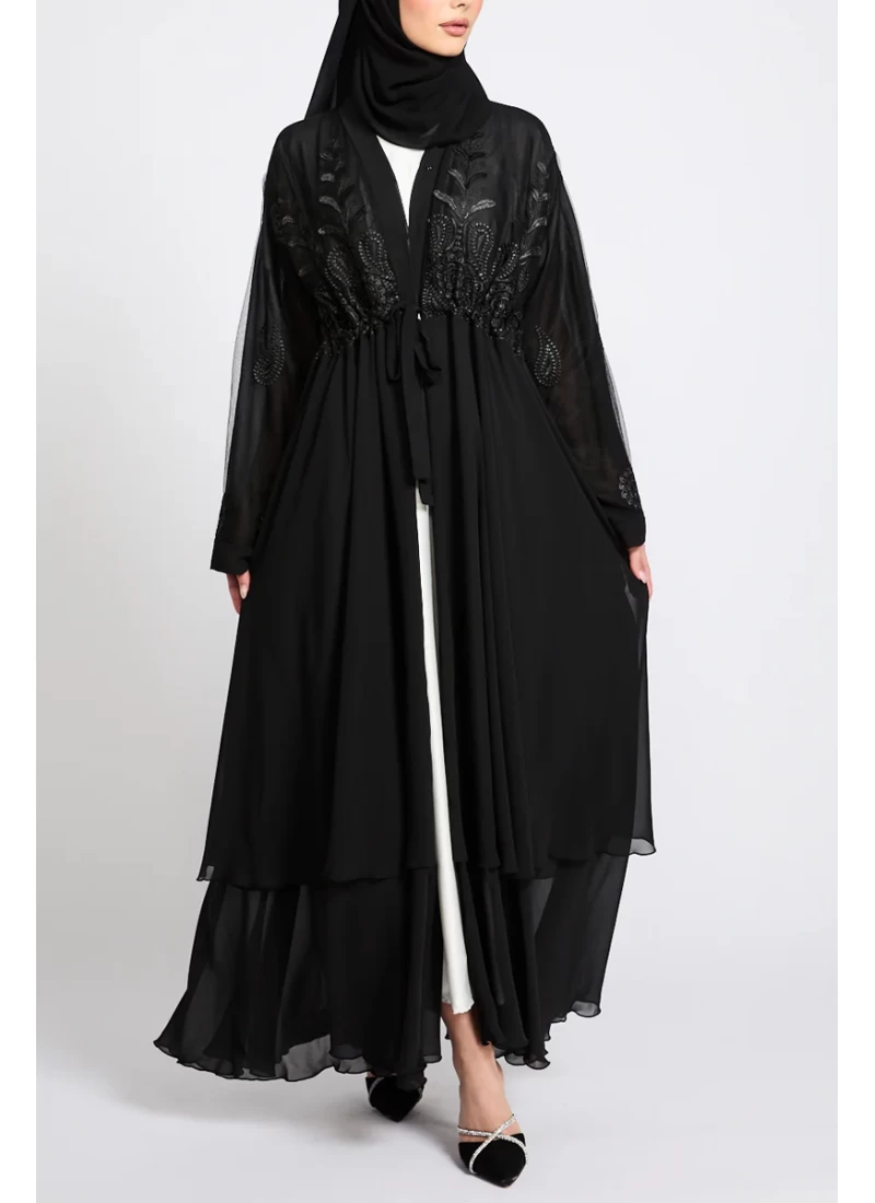 (MOQ 6 PCS) Shinning Beaded Abaya