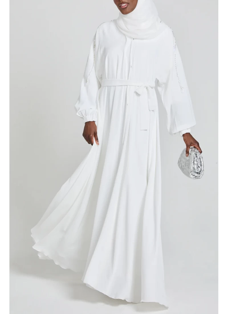 (MOQ 6 PCS) Delicate Modest Abaya