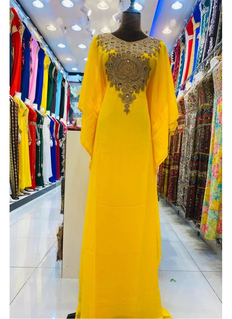 (MOQ 6 PCS) Fancy Kaftan