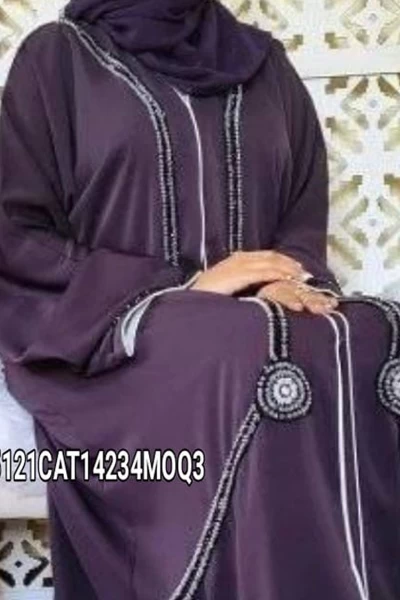 (MOQ 6 PCS) Nusaiba Abaya