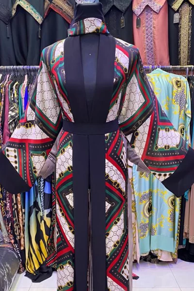 (6 Pieces Set) Zoya Print Abaya