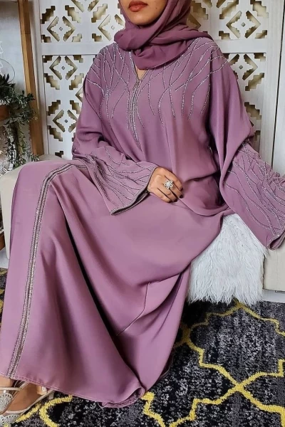 (6 Pieces Set) Adaka Abaya