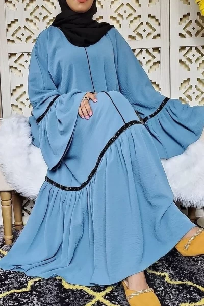 (6 Pieces Set) Belig Abaya