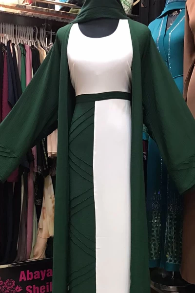  (MOQ 6 PCS) Oyster Abaya