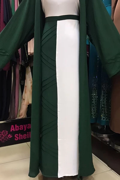  (MOQ 6 PCS) Oyster Abaya