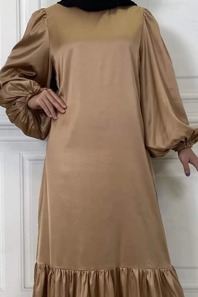 (6 Pieces Set) Bubble Sleeve Abaya