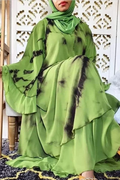(6 Pieces Set) Kalina Abaya