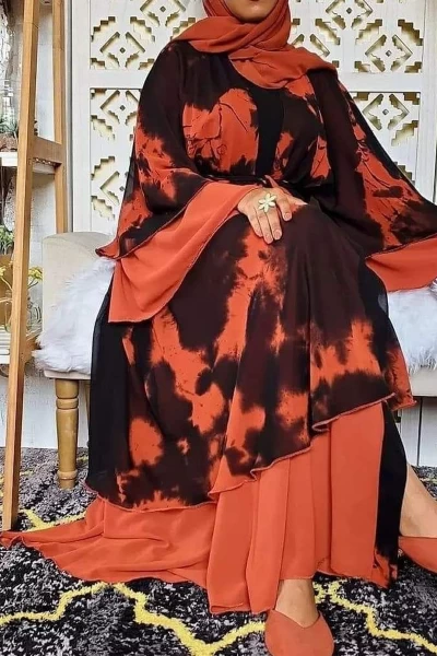 (6 Pieces Set) Mahra Abaya