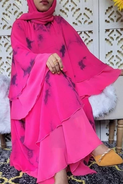 (6 Pieces Set) Khawla Abaya