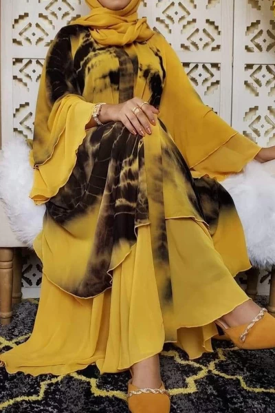 (6 Pieces Set) Rabia Abaya