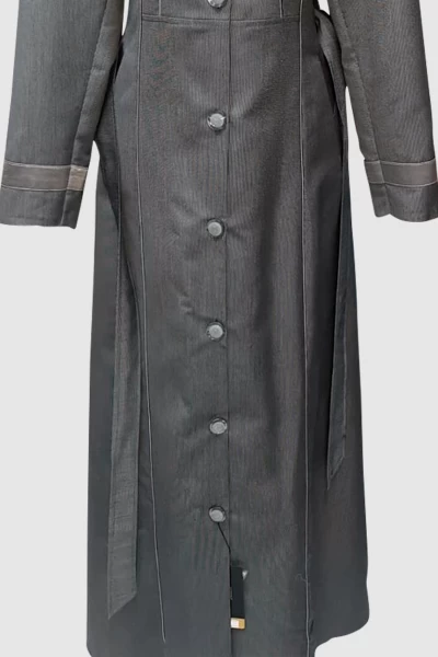 (3 Pieces Set) Ethnic Abaya Coat