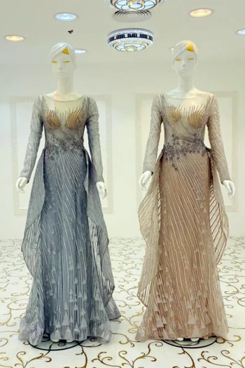Layered Party Gown (3 Pieces Set)