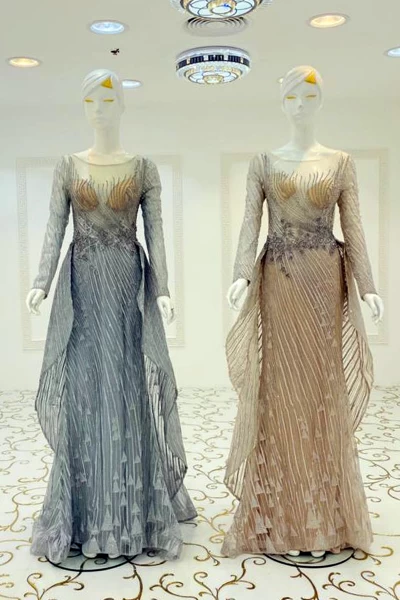 Layered Party Gown (3 Pieces Set)