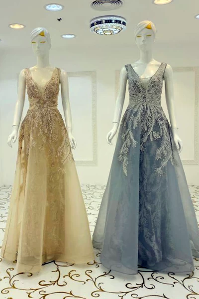 Exclusive Party Gown (3 Pieces Set)