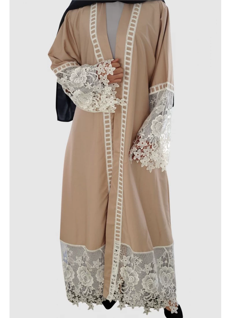 Net Lace Abaya Free Shipping
