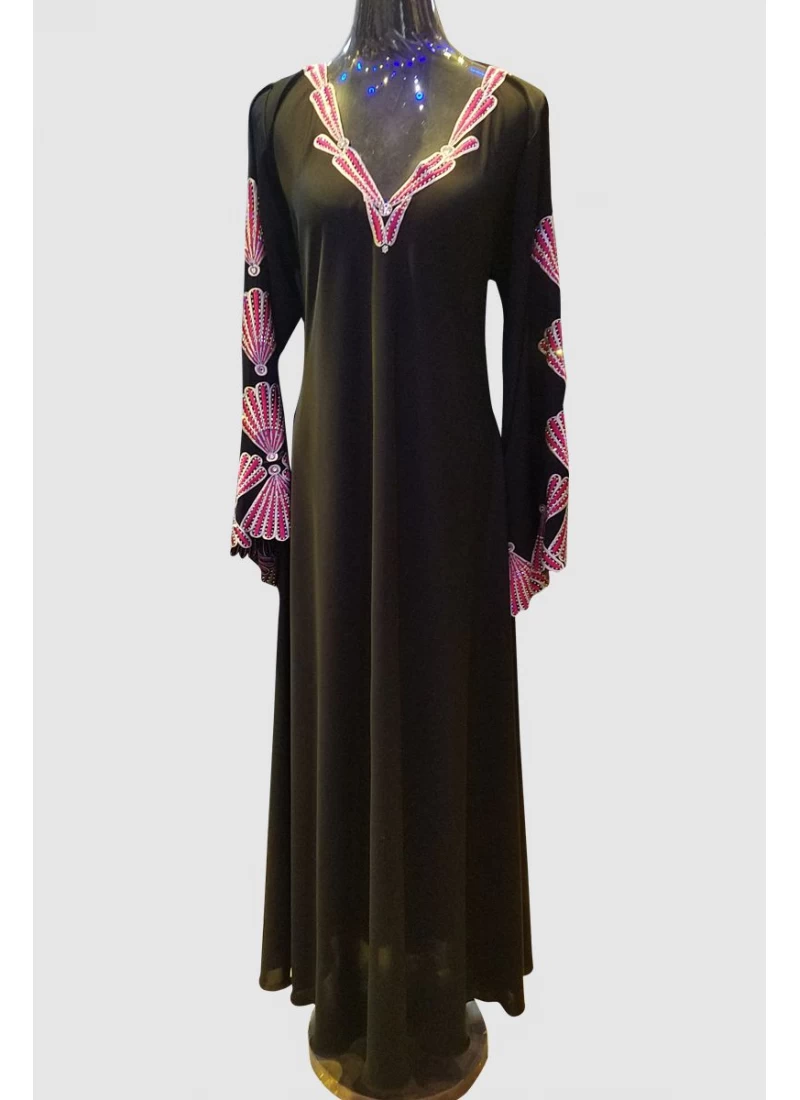 Floral Embroidery Abaya