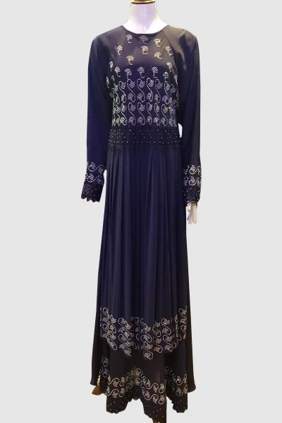 Umbrella Abaya With Crystal 