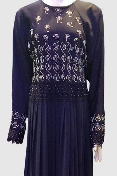 Umbrella Abaya With Crystal 
