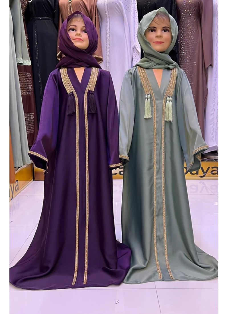 (MOQ 12 PCS) Leila Kids Abaya