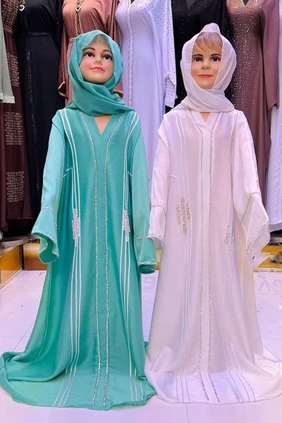 (MOQ 12 PCS) Jalayahl Kids Abaya