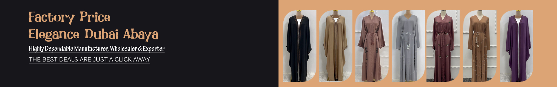 Factory Price Elegance Dubai Abaya